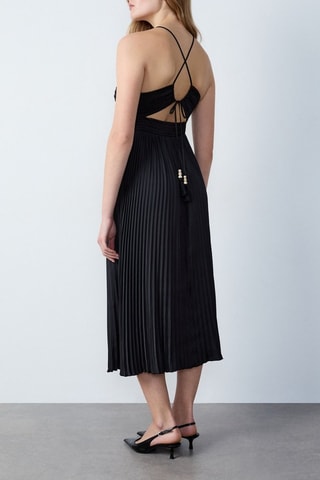 Robe plissée On The Guest Liste - Noir