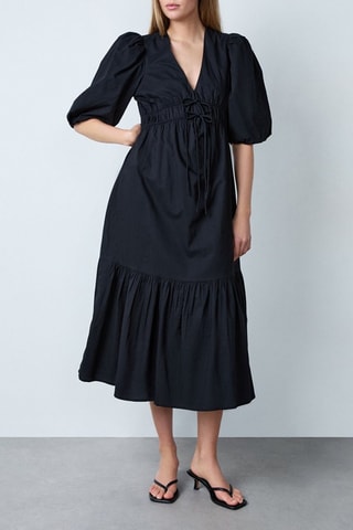 Robe longue Vintage St Tropez - Noir