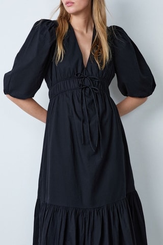 Robe longue Vintage St Tropez - Noir