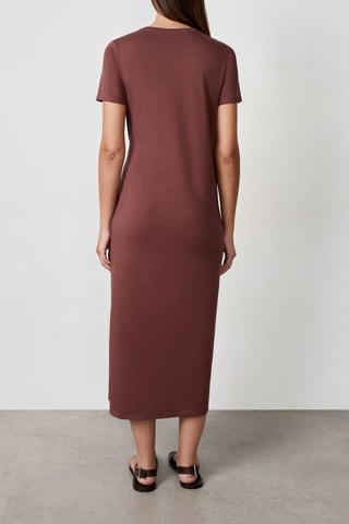 Robe t-shirt Indispensables - Marron