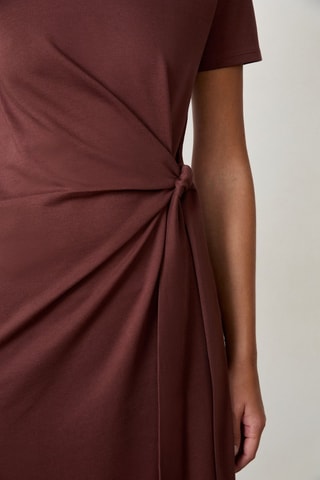 Robe t-shirt Indispensables - Marron