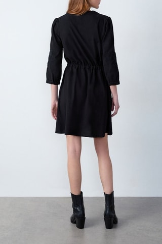 Robe patineuse Marche Aux Fleurs - Noir