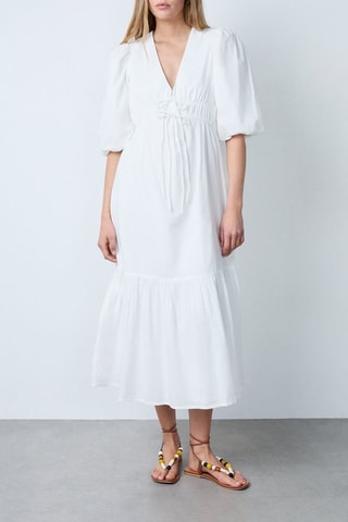 Robe longue Vintage St Tropez - Blanc