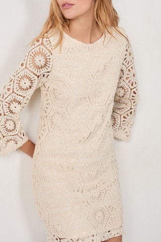 Robe droite Timeless Summer - Ecru