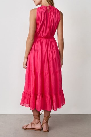 Robe midi Vintage St Tropze - Rose