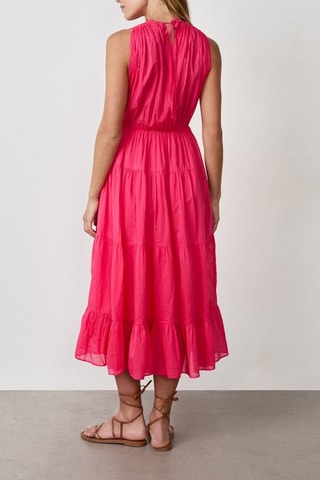 Robe midi Vintage St Tropze - Rose