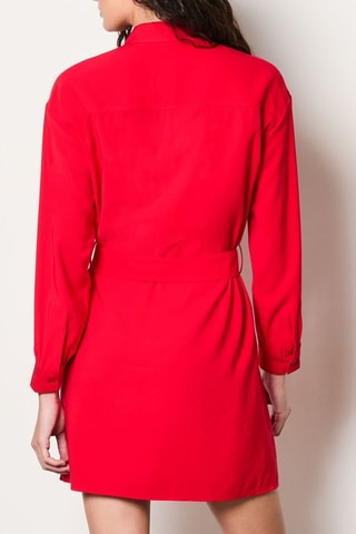 Robe chemise Boulevard Beaumarchais - Rouge