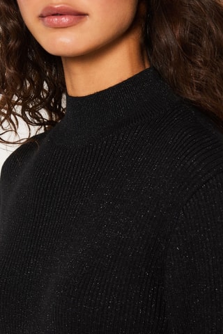 Robe pull en laine - Noir
