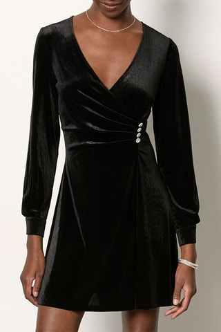 Robe patineuse Felvet - Noir - Etam