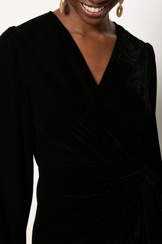 Robe en velours Norie - Noir - Etam