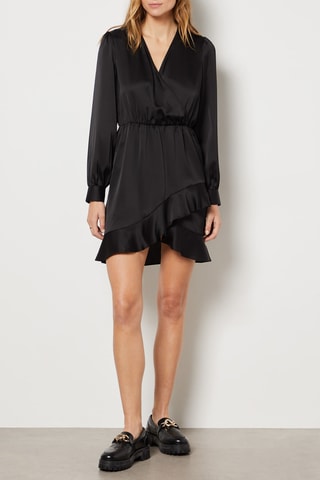 Robe volantée - Noir - Etam