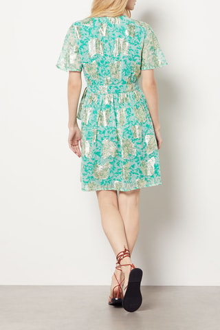 Robe portefeuille - Vert - Etam
