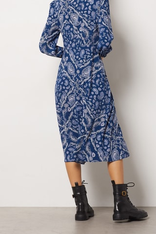Robe chemise - Bleu - Etam