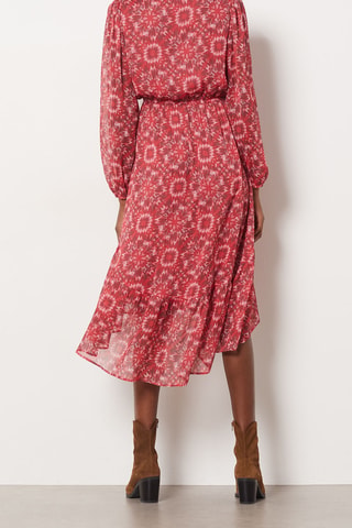 Robe midi - Rouge - Etam