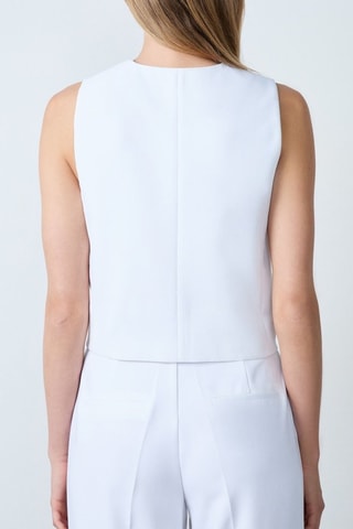 Gilet de costume Essentiel - Blanc