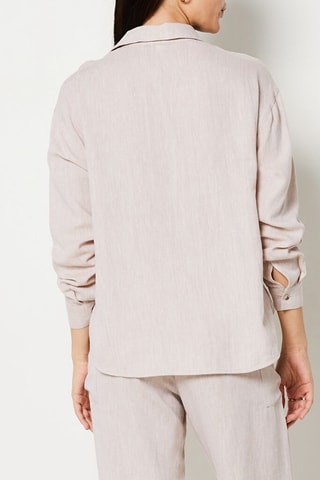 Chemisier en lin Sonny - Beige - Etam