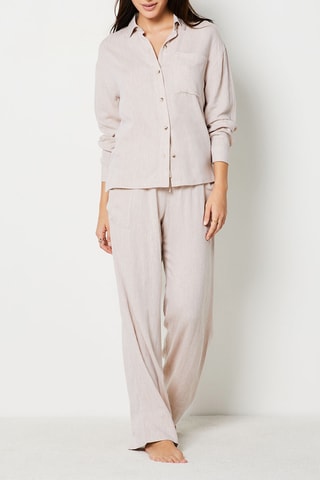 Chemisier en lin Sonny - Beige - Etam