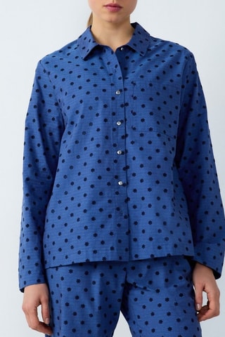 Chemisier - Bleu cobalt