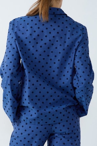 Chemisier - Bleu cobalt