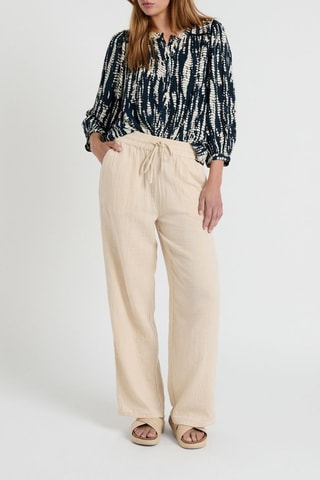 Chemisier Coastal Cowgirl - Noir et beige