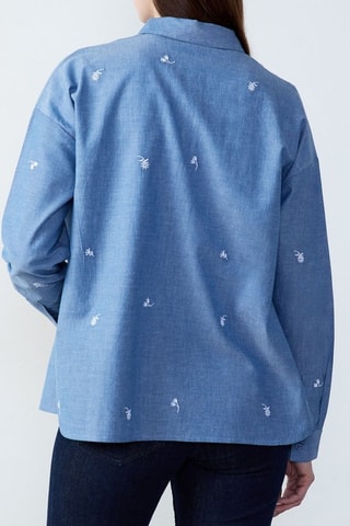 Chemisier Capsule - Bleu cobalt