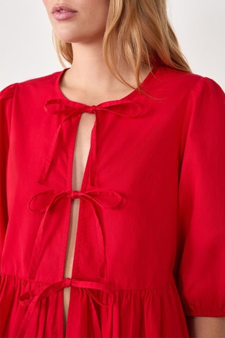 Chemisier French girl era - Rouge
