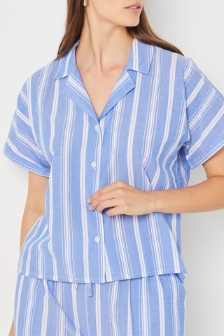 Chemise de pyjama Jennie - Bleu clair - Etam