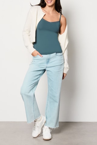 Caraco Warm Me Up Lace - Bleu pétrole - Etam