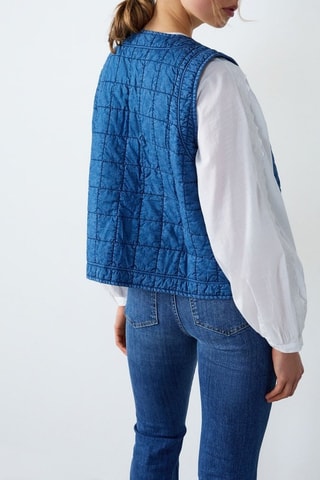 Doudoune sans manches Cowboy - Bleu cobalt