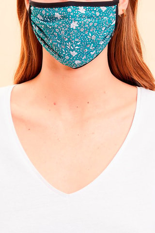 Masque en tissu - Vert - Etam