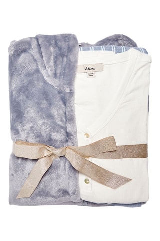 Pyjama 3 pièces Gero - Ciel et blanc