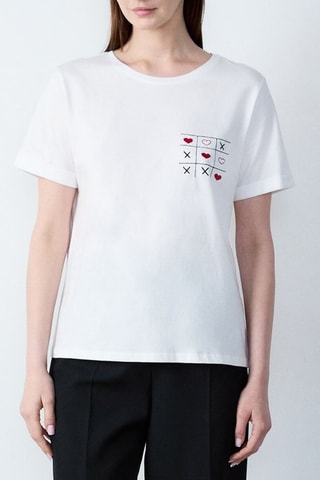 T-shirt Boulevard Beaumarchais - Blanc