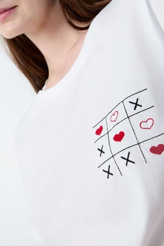 T-shirt Boulevard Beaumarchais - Blanc