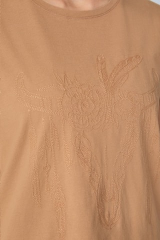 T-shirt Cowboy - Marron clair