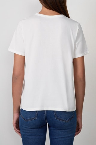 T-shirt Craty Retreat - Blanc