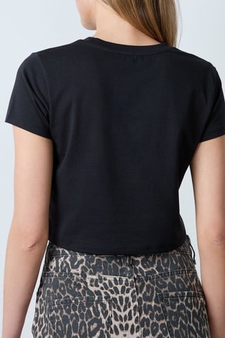 Crop top Vintage ST Tropez - Noir