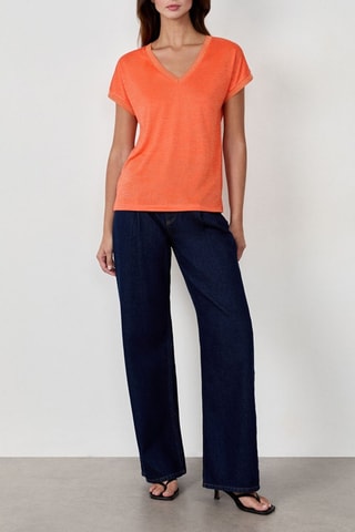 T-shirt Coastal Cowgirl - Orange
