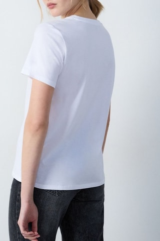 T-shirt Abstract Poetry - Blanc