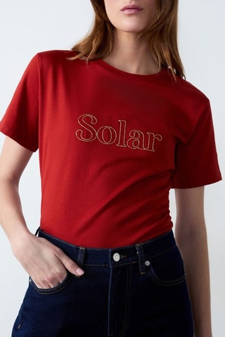 T-shirt Afternoon Light - Rouge