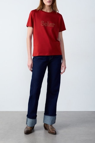 T-shirt Afternoon Light - Rouge