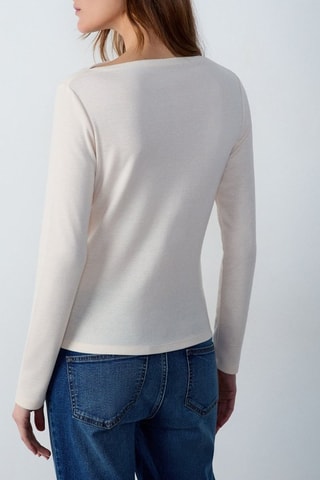 T-shirt Marche Aux Fleurs - Beige