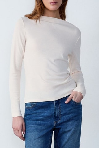 T-shirt Marche Aux Fleurs - Beige