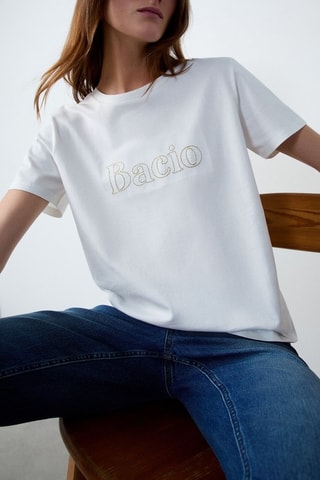 T-shirt Afternoon Light - Blanc