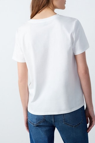 T-shirt Afternoon Light - Blanc