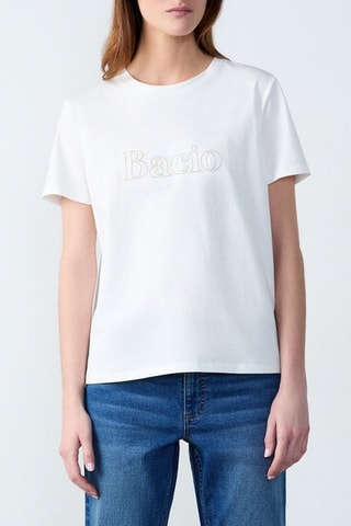 T-shirt Afternoon Light - Blanc