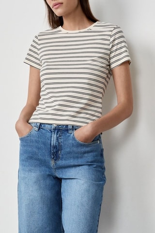 T-shirt Vintage St Tropez - Blanc