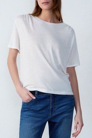 T-shirt Afternoon Light - Blanc
