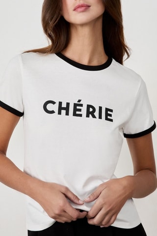 T-shirt French Girl Era - Blanc