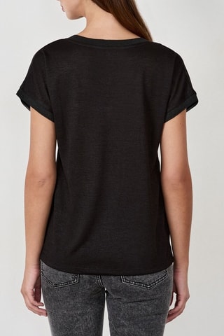 T-shirt Coastak Cowgirl - Noir
