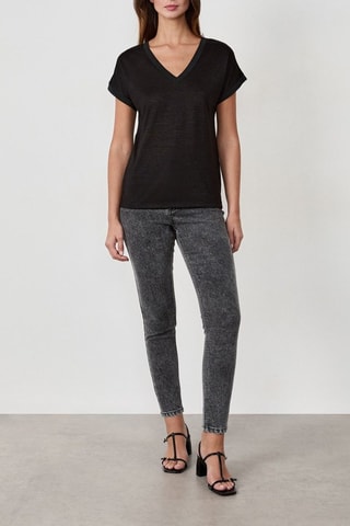 T-shirt Coastak Cowgirl - Noir